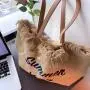 KBW473 Wholesale Women Bag New Handbag Simple Beach Travel Bag High Quality Ladies Canvas Single Shoulder Tote