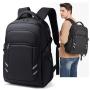 HR778 USB Charge Port Men's Backpack Customized LOGO Waterproof Leisure Travel Backpack Oxford Business Gift Laptop Backpack