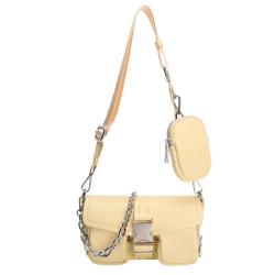 2024 Custom PU Leather Cross Body Bag For Women Fashion Purse With Pouch Chain
