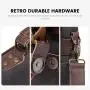 Lovevook Waterproof Anti-theft Retro Vintage Leather Work Large Capacity  business Messenger Bags men Briefcase laptop bags