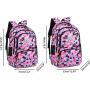 Wholesale Price Large Capacity Schoolbags Manufacturer Supply Geometric Printed Kids School Backpack Primary Junior Bookbag