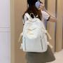 KBW507 Girls Waterproof New Fashion Backpack Nylon Custom Logo SchoolbagTravel Student Zipper Minimalist Schoolbag Laptop Bag