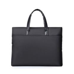ZX052 Briefcase Men's Business Slim Handbag Polyester Laptop Messenger Office Briefcase Protective Computer Carrying Handbag