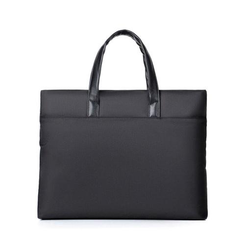 ZX052 Briefcase Men's Business Slim Handbag Polyester Laptop Messenger Office Briefcase Protective Computer Carrying Handbag