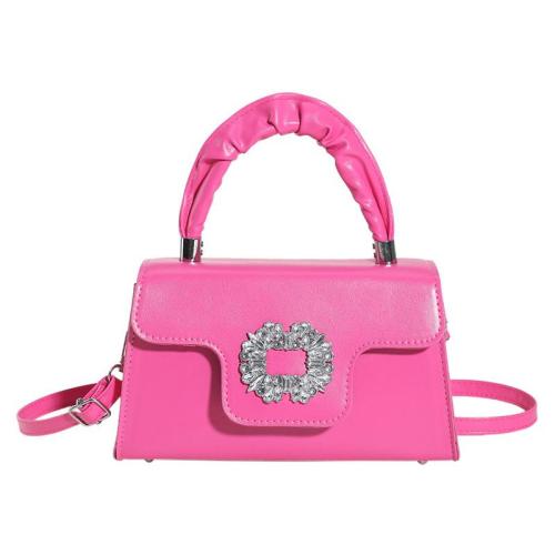 H712 New Crystal Diamond Decorative Women's Handbag Popular Versatile Luxury Crossbody Bag Ladies One Shoulder Small Square Bag