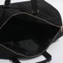 Stock No MOQ Black Nylon Holdall Sports Tote Gym Bag Shoulder Weekender Overnight Bag Large Capacity Duffle Bags for Men
