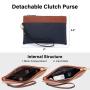 2022 new LOVEVOOK custom ladies handbags 2pcs shoulder bags wallet luxury office tote bags women laptop bags
