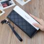 2024 Trendy Fashion high quality wholesale black color leather men wallet