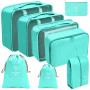 Wholesale 9 Set Packing Cubes Various Sizes Packing Organizer for Travel Accessories Luggage Carry on Suitcase