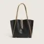 Basket bag Lady 2024 Korean Version  The New Soft Leather Senior Shoulder Bag Large Capacity Fashion Niche Tote Bag