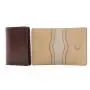 High quality Genuine leather card holder slim vegetable tanned leather card case
