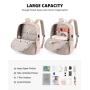 LOVEVOOK Stylish Safe Durable Notebook Bag For Women Men Business Travel  large capacity Laptop Backpack Mochila With USB