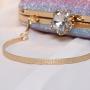 Popular glitter gradient clutch purse chain crossbody bag evening bags handbag gold shiny clutch bag for ladies