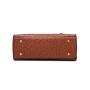 2024 Custom Logo Ostrich PU Leather Handbag For Fashion Women Ladies Tote Bag