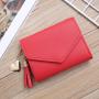 OEW172 New Fashion Women Wallets 2023 Heart Tassel Coin Purse Card Holder Ladies Small Wallet Three Fold Ladies Coin Purse