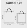 Custom LOGO Cotton Tote Bag Lightweight Canvas Reusable Grocery Shopping Cloth Bags for DIY Advertising Promotion Activity Gift