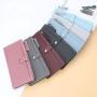 ZR200 New Women's Long Wallet Korean Version Three-fold Buckle Wallet Large-capacity Multi-position Zipper Handbag Purse