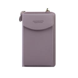 Fashion Women's Wallet Zipper & Hasp Small Change Coin Purse Female Pu Leather Shoulder Bag For Phone Card Wallet Big Capacity