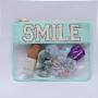 Stock New Large Capacity Ladies Makeup Accessories Pouch Clear PVC Portable Travel Zipper Embroidered Cosmetic Toiletry Bag