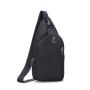 OEM740 Wholesale Cheap Sling Bag Outdoor Travel Men Crossbody Chest Bag With Headphone Plug Custom Logo Oxford Back Pack
