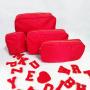 Wholesale Custom Logo Portable Durable Waterproof Nylon Zipper Cosmetic Toiletry Pouch Makeup Organizer Bag Small Cosmetic Bags