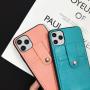 Leather Mobile Phone Case With Card Holder Slot Pocket Lanyard Necklace Crossbody Strap For Iphone 11 12 13 14 15 Pro Max Series