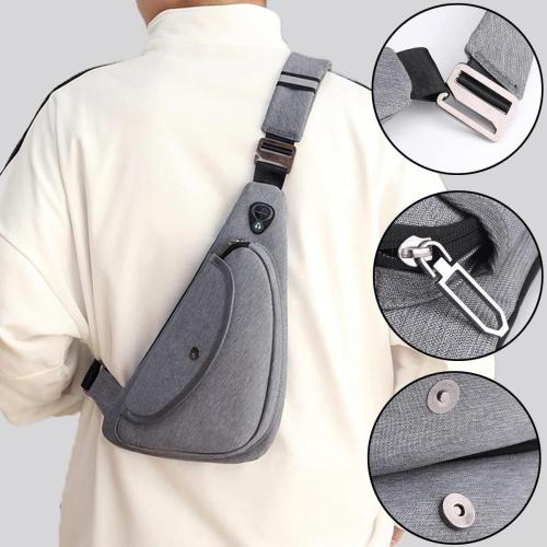 Wholesale Travel Sling Chest Bag Small Retro Shoulder Crossbody Bag Hiking Daypack For Men