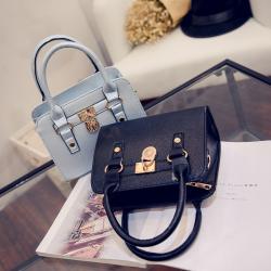 New Korean Fashion Women's Bag Taschen Round Lock Texture Shaped Bag Single Shoulder Handbag  bolsas para mujer