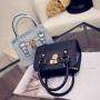 New Korean Fashion Women's Bag Taschen Round Lock Texture Shaped Bag Single Shoulder Handbag  bolsas para mujer