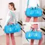 source manufacturer custom women gym sport duffle bag carry on tote overnight travel weekend bag with shoe compartment