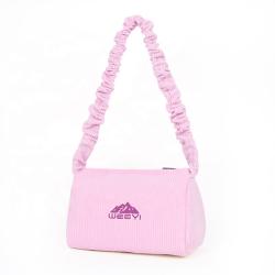 CHANGRONG Custom New Vintage corduroy shoulder bag with zipper