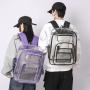 Wholesale Heavy Duty Clear PVC Back pack Transparent School Back pack PVC Fashion Backpack bag