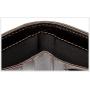 XL298 Accept Customized Logo Genuine Leather Soft Comfortable Triple Folding Billfold Best Selling Men's Short Leather Wallet