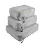 Multicolor Compression Packing Cubes Travel Expandable Packing Organizers 3 pcs Set