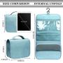 Hanging Makeup Bag Set Cosmetic Bag Waterproof Zip Handle Hanging Travel Toiletry Bag For Men And Women Make