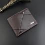 HR550 New Spot Men's Wallet Men's Short Multi Money Card Holder Fashion Casual Wallet Men's Youth Thin Three Fold Horizontal