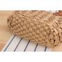 ZR781 Beach Bag Handbag Women Fashion Handmade Half-Round Rattan Woven Straw Summer Messenger Crossbody Bag Girls Lady Straw Bag
