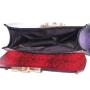 Guangzhou factory Fashion snake skin fabric women Bag leather chian Crossbody Bag
