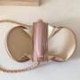 Wholesale Korean Design Gentle Messenger Bag Summer Cute Handbag Double Open Zipper PU Leather Chain Wallet Girls