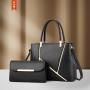 High Quality bolsos de mujer Totebag Clutch Mini Purse 2 Pcs Set Custom Leather Bag Handbag For Women