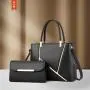 High Quality bolsos de mujer Totebag Clutch Mini Purse 2 Pcs Set Custom Leather Bag Handbag For Women