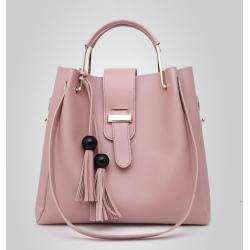 OEM554 Fashion Handbag Women High Quality Leather Bags Women Beads Tassel Bag Sets 3pcs in Sets Handbag Sets for Women