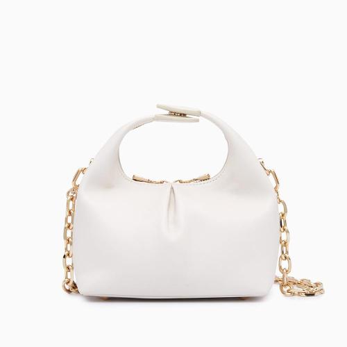 Fashionable Ladies Handbag Mini Purses Leather Half Moon Handbag Sling Chain Crossbody Bag For Woman