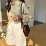 South Korea new saddle bag small advanced sense cross slung bag simple ins design mobile phone bag female