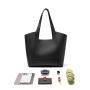 Handmade Custom Women Luxury Vegan Leather Tote Shopping Bag Handbag for Lady Designer Large Capacity Bag