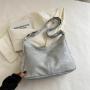 Korean-style Casual Crossbody Dumpling Bag, Summer New Style Fashionable and Popular Shoulder Bag, Large Capacity Tote Bag