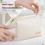 ZX072 Travel Zip Pouch Cosmetic Makeup Bag Travel Cosmetic Bag Organizer Cream Cake Pu Travel Makeup Bag Women Organizer