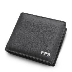 OEW154 Genuine Leather Cow Leather Wallets Classic Man Wallet Purse Wallets Slim Minimalist Business Money Clip