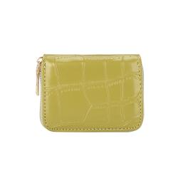Custom logo wholesale price girl small short wallet fashionable women PU leather lady purse