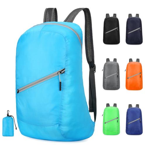 2024 Classic Casual Sport Outdoor Folding Travel Backpack Lightweight Waterproof Polyester Storage Backpack